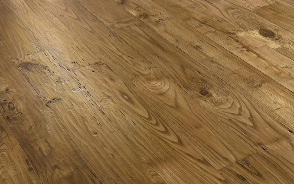 Millennium & Nuovo Millennium, European Chestnut Rustic, hand planed woodwarm effect stained varnished