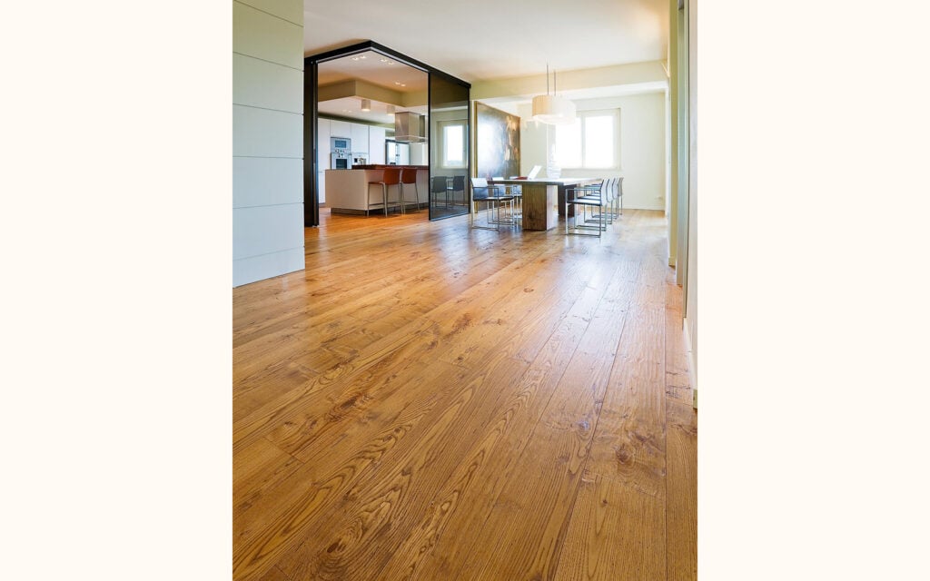 Millennium & Nuovo Millennium, European Chestnut Rustic, hand planed woodwarm effect stained varnished