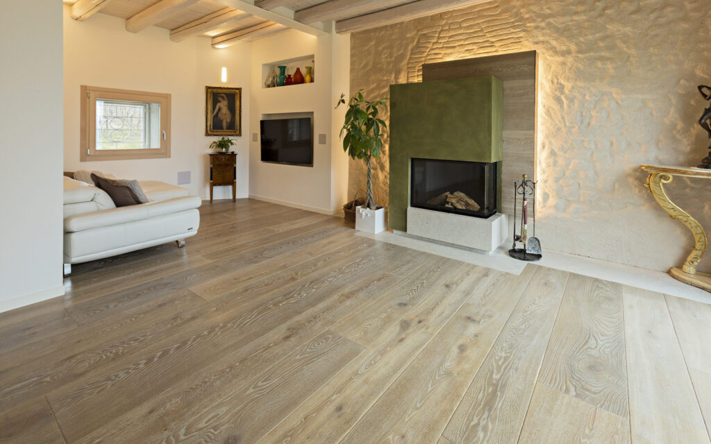 Onda - '500, European Oak Nodoso, waxed oiled grigio nuvola