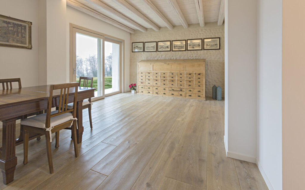 Onda - '500, European Oak Nodoso, waxed oiled grigio nuvola